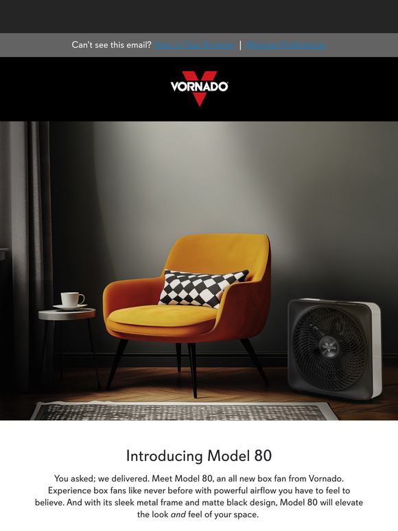 Introducing Vornado's First Box Fan