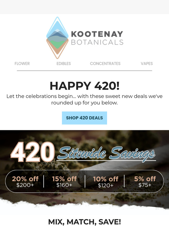 🎉 Happy 420! It’s Deal Central In Here