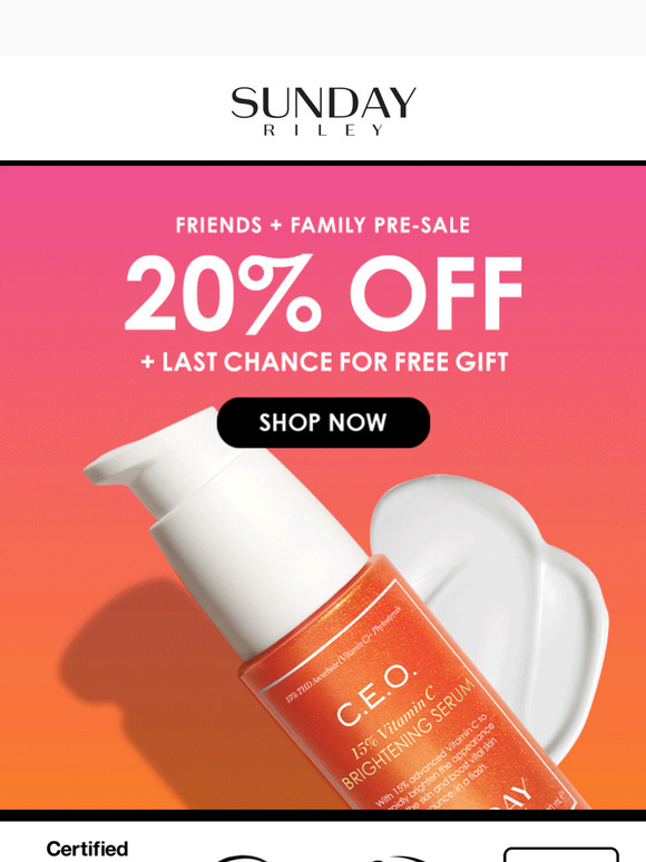Last Chance for Free Gift 🕛