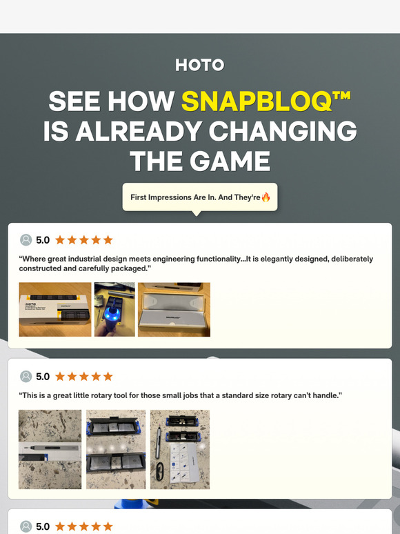 See how SNAPBLOQ™ is already changing the game