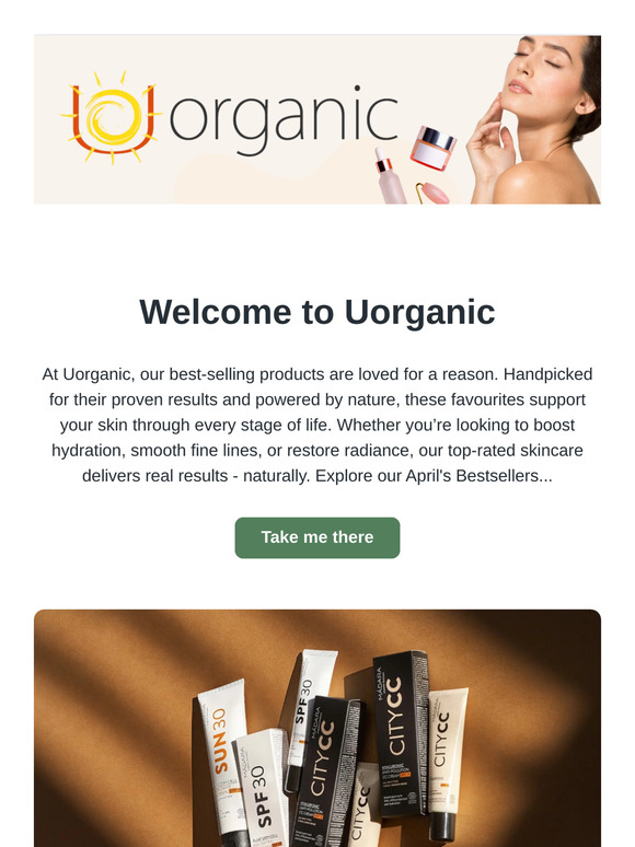 Aprils' Bestsellers With UOrganic.co.uk