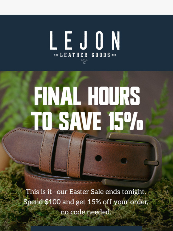 Last Chance: Easter Sale Ends Tonight