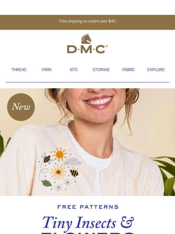 Complimentary Patterns: Tiny Insects & Flowers