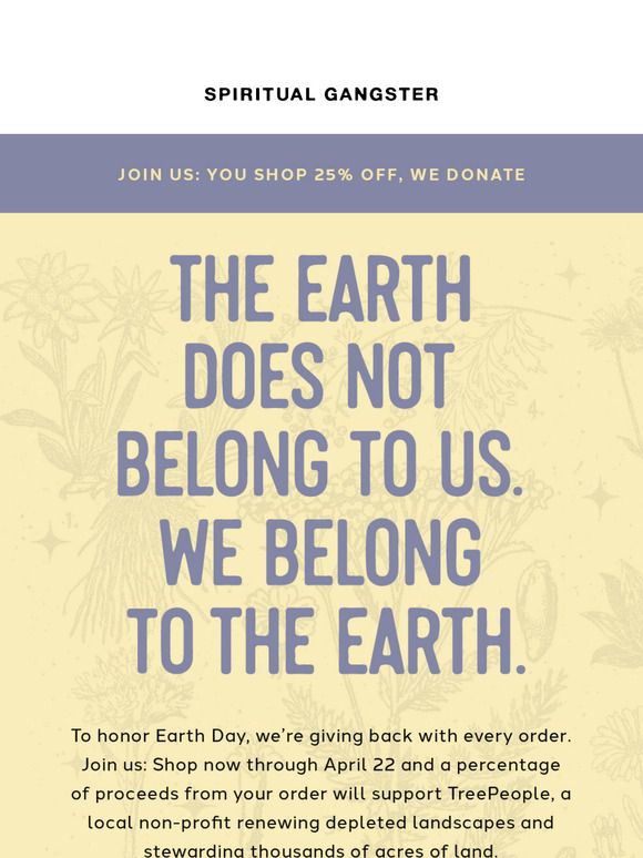 Our Earth Day Initiative