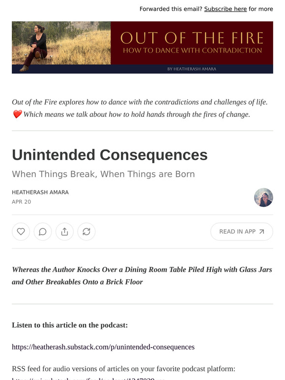 Unintended Consequences