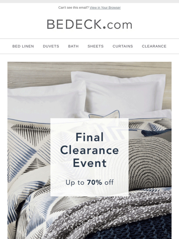 Hurry...Final 24hrs of Final Clearance Event!