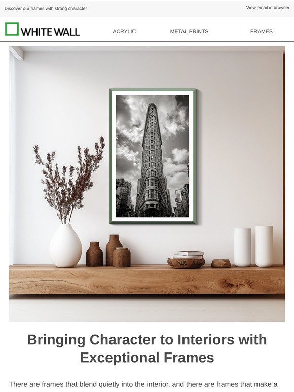 Artfully Framed: designs that leave an impression