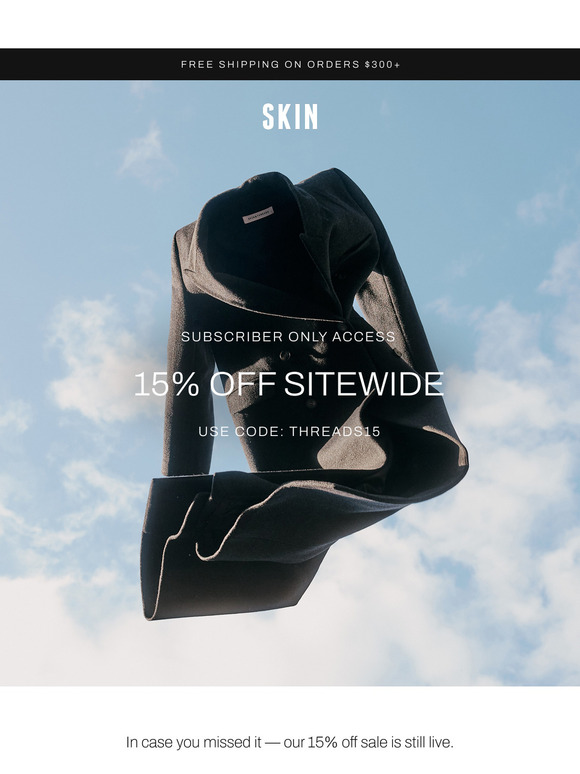 Subscriber Exclusive Sale
