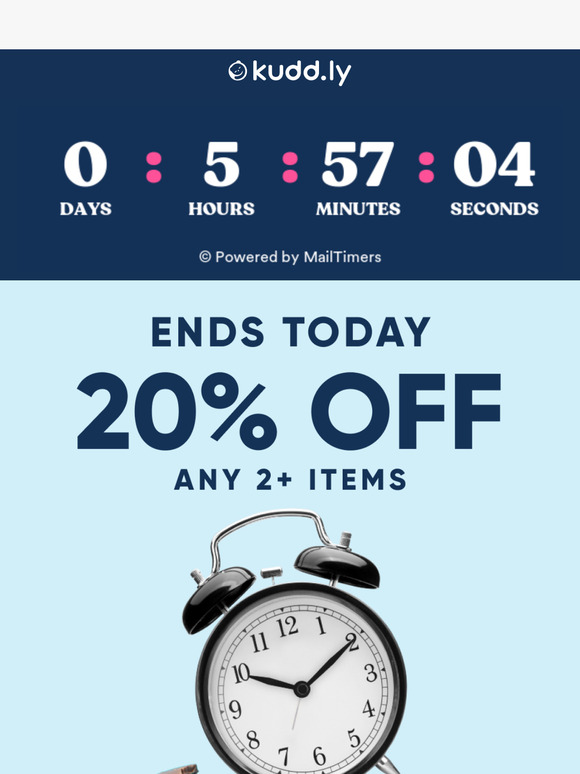 Final hours! Hop for 20% OFF + a gift! 🐥