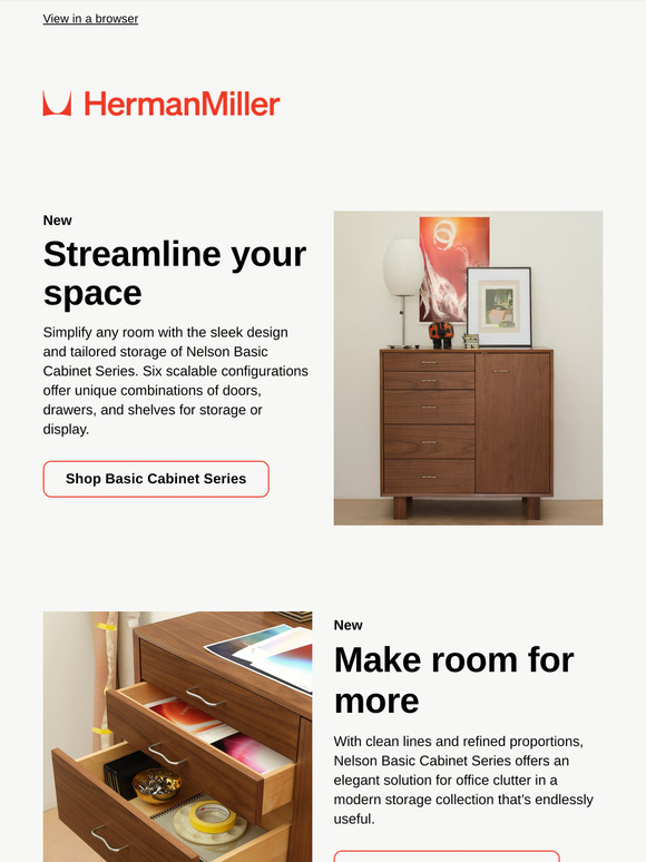 New arrival: Nelson Basic Cabinet Series
