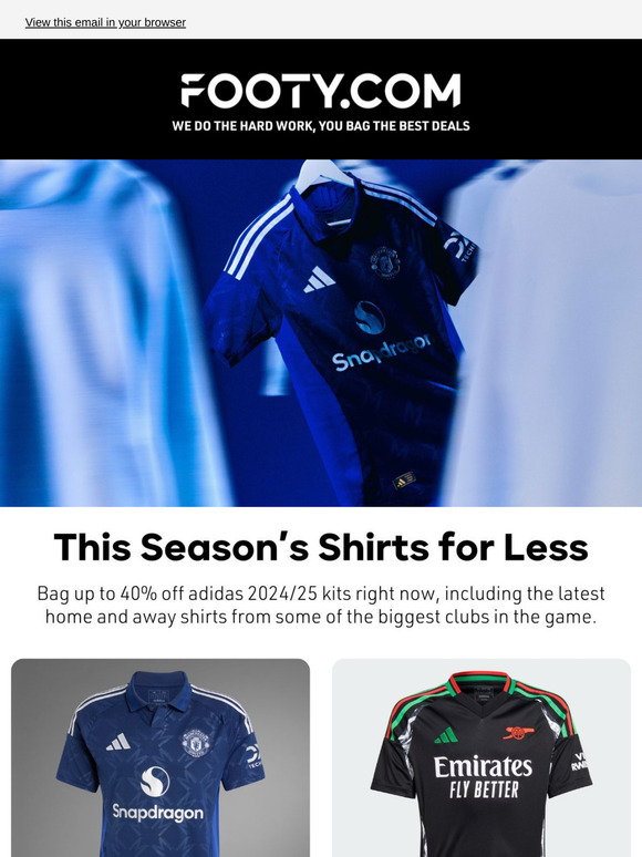 adidas: Up to 40% OFF 2024/25 Kits 👕