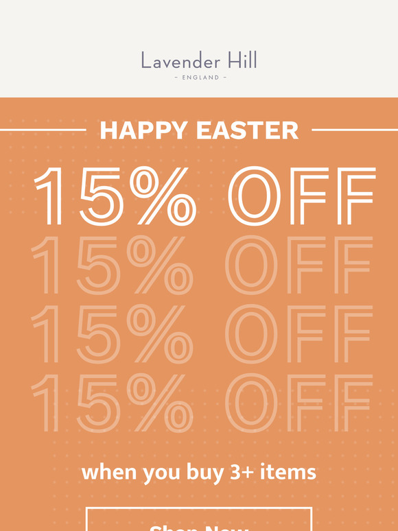 Happy Easter | Enjoy 15% Off 🐣