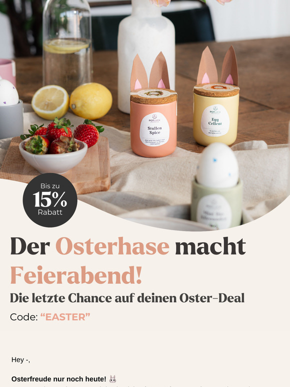 🐣NUR NOCH HEUTE: noch schnell bis zu 15% sparen!