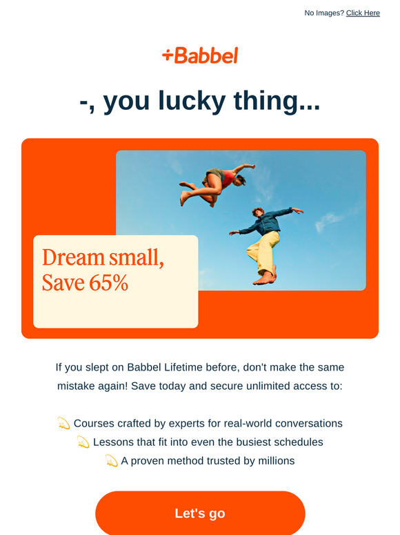Did someone say 65% off unlimited language learning?!