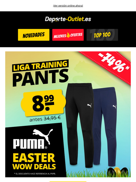 Pantalones de entrenamiento PUMA Liga ¡solo 8,99 €! 🤩