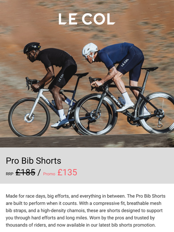 Designed to Perform: Save £50 on the Pro Bib Shorts