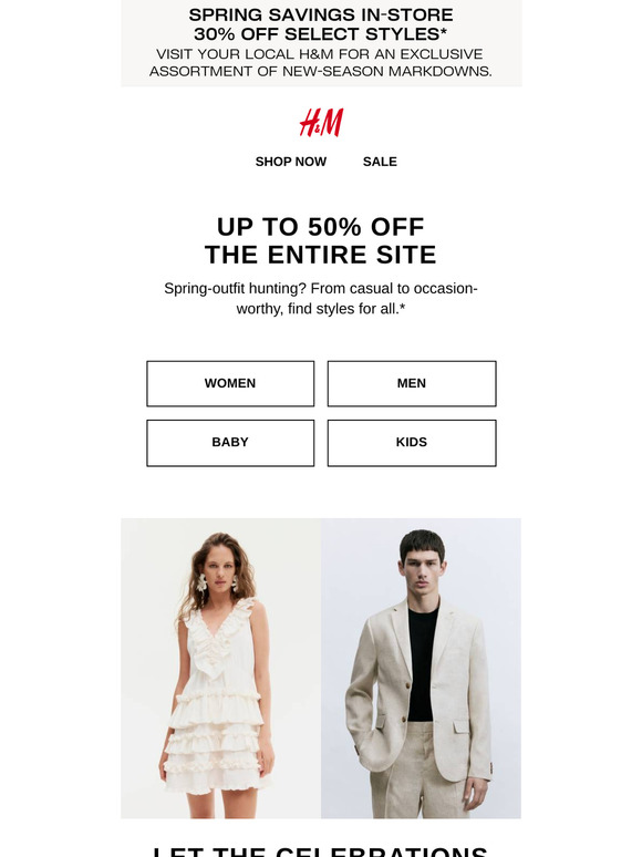 Up to 50% off = the golden ticket