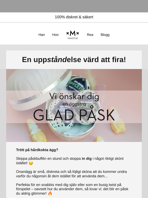 Påskharen är inte den enda som kommer! 🥚😉