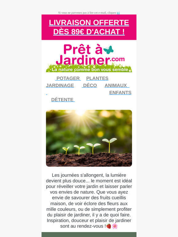 Notre sélection pour votre jardin 🌿🌸