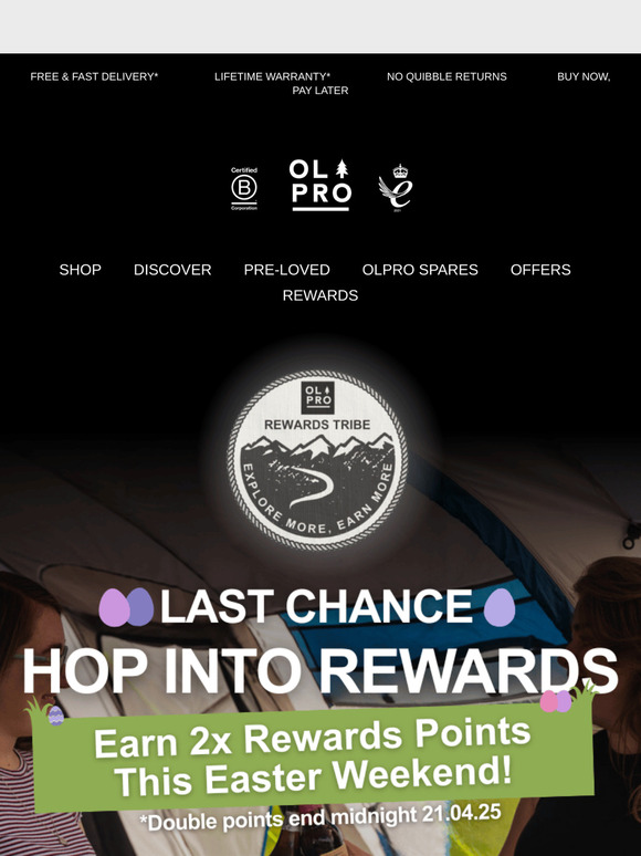 🐰 Don’t Miss Out – Last Chance for Double Points!