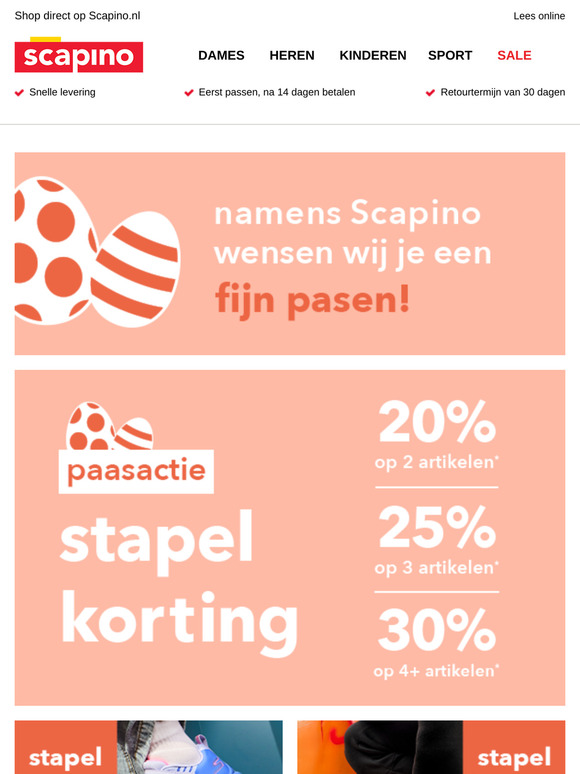 Tot wel 30% stapelkorting!
