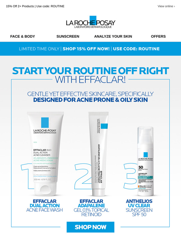 Clearer days ahead! Our routine for acne + 15% off