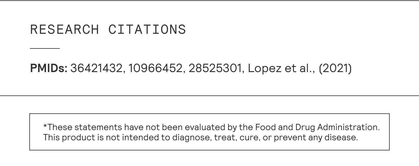“These statements have not been evaluated by the Food and Drug Administration. | | This product is not intended to diagnose, treat. cure, or prevent any disease. 