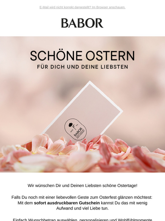 Frohe Ostern mit unserem Gutschein!🐰