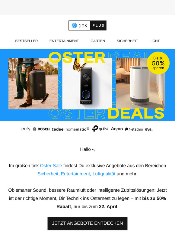 Finde Dein smartes Osternest – jetzt bis zu 50% sparen!