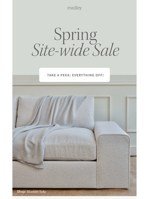 On sale: best selling seating