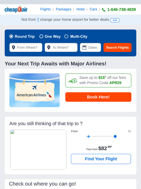 ✈ Major Airlines Deals! Discover Great Low Fares Today!