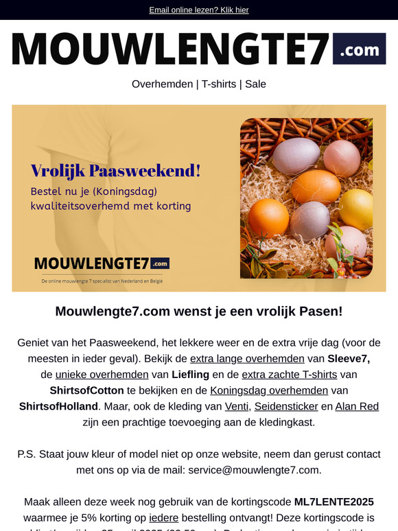 PASEN EN KONINGSDAG 2025!