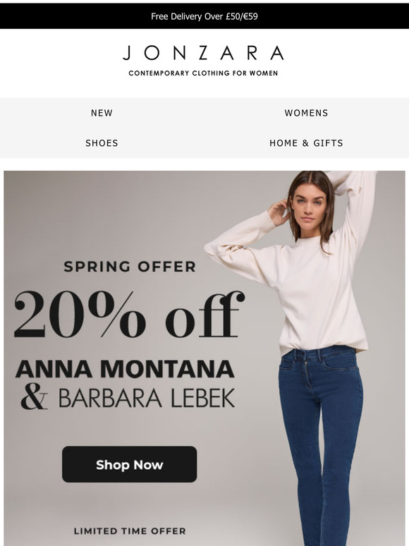 20% Barbara Lebek & Anna Montana Ending Soon