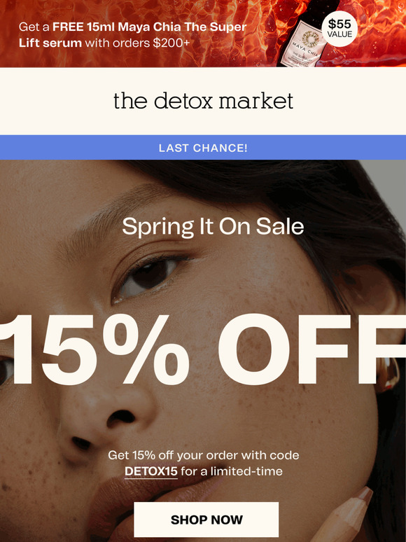 LAST CHANCE AT 15% OFF 🏃
