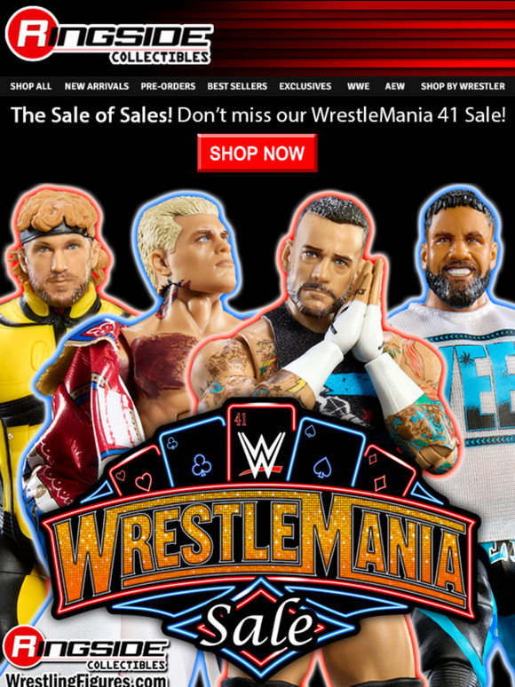 The Sale of Sales! Save on WWE Figures Now!