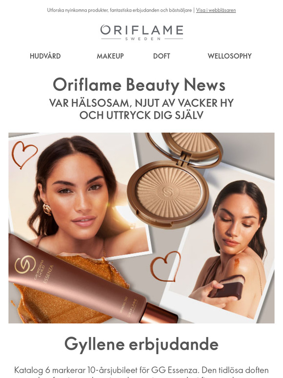 Oriflame Beauty news. Katalog 6 är här