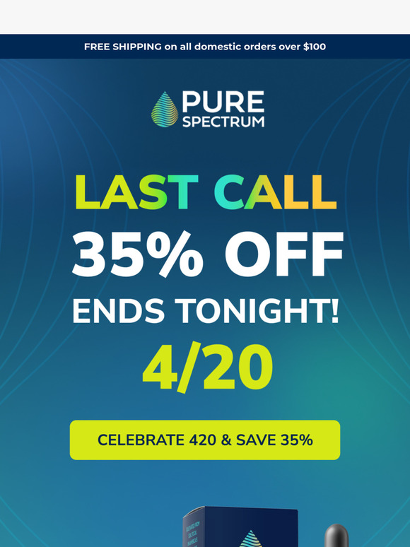 🌱 Last Call: 35% Off Ends Tonight