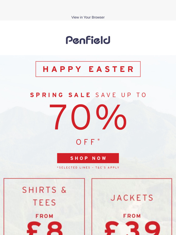 Happy Easter! Save up to 70% Off*