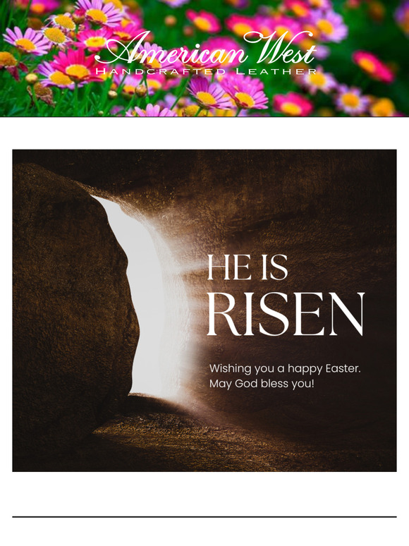Wishing you a blessed Easter.