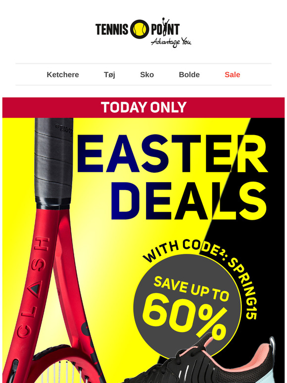 💛Din påskevinder! Spar op til 60% med ekstra rabat²