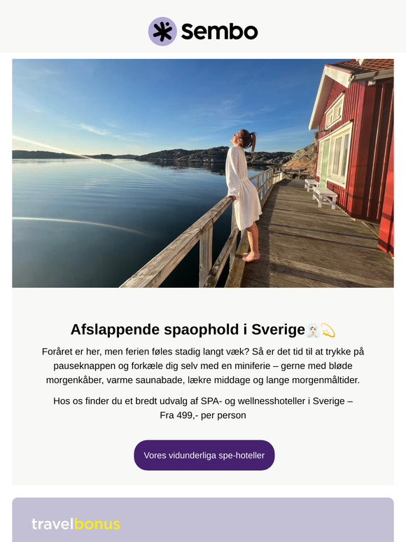 💆🏼‍♀️ Snigstart ferien med en afslappende spaoplevelse