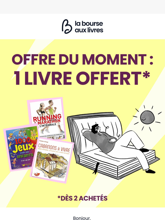 Un livre offert avec votre première commande 📚