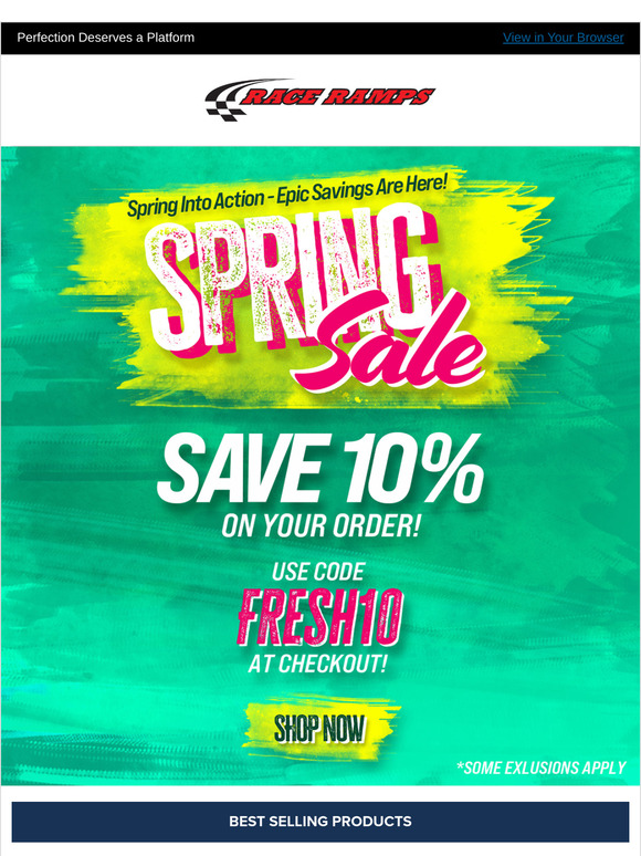 🏁Final Chance for Spring Savings – Go!