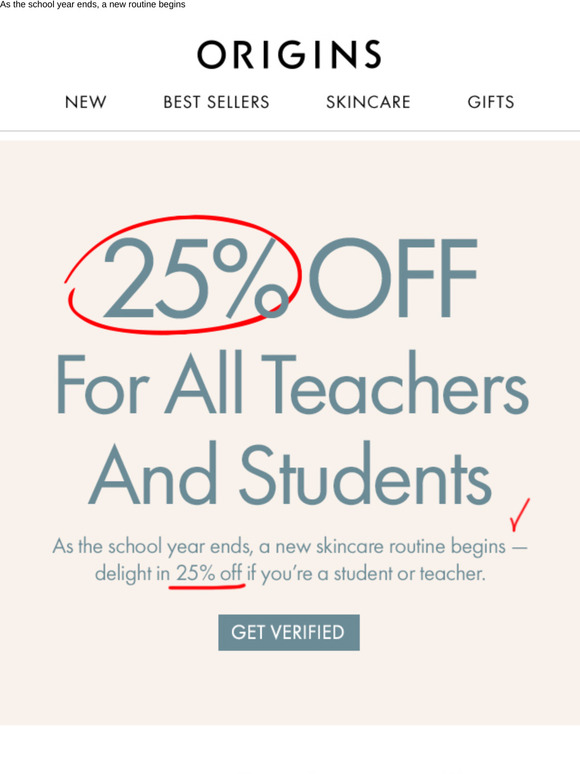 Teachers and Students: Enjoy 25% Off