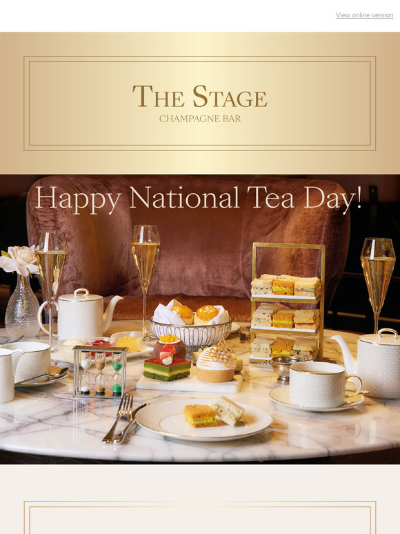Excellent tea, even better with cakes.