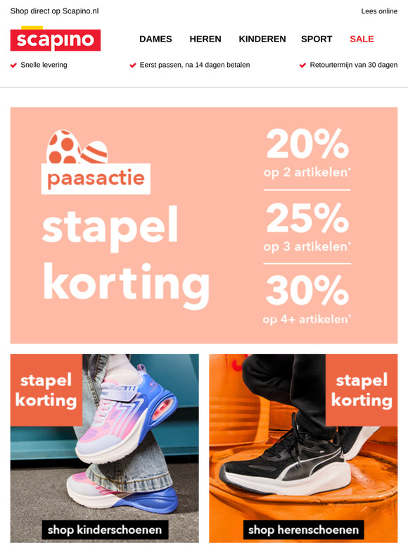 Laatste dag stapelkorting!