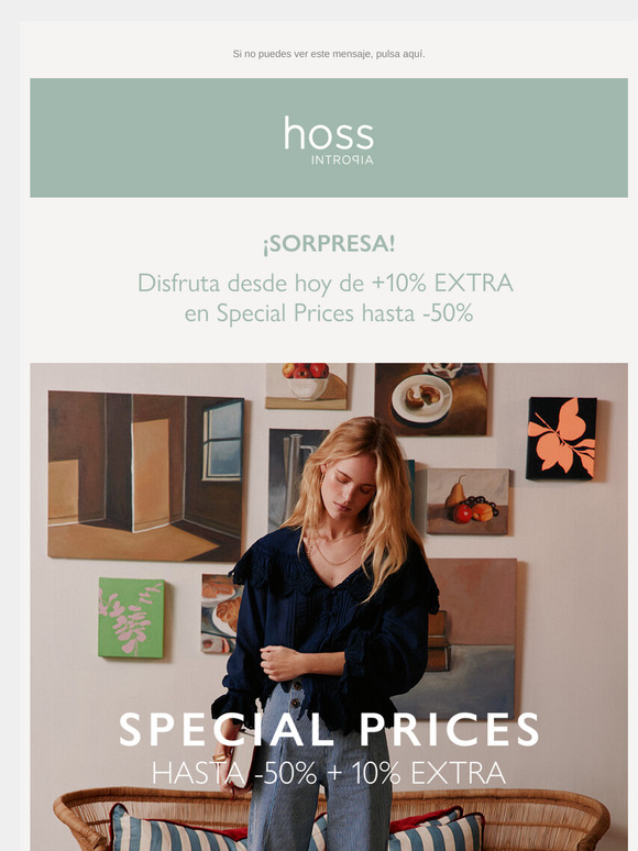 ¡Sorpresa! 🎁 +10% EXTRA en Special Prices hasta -50%