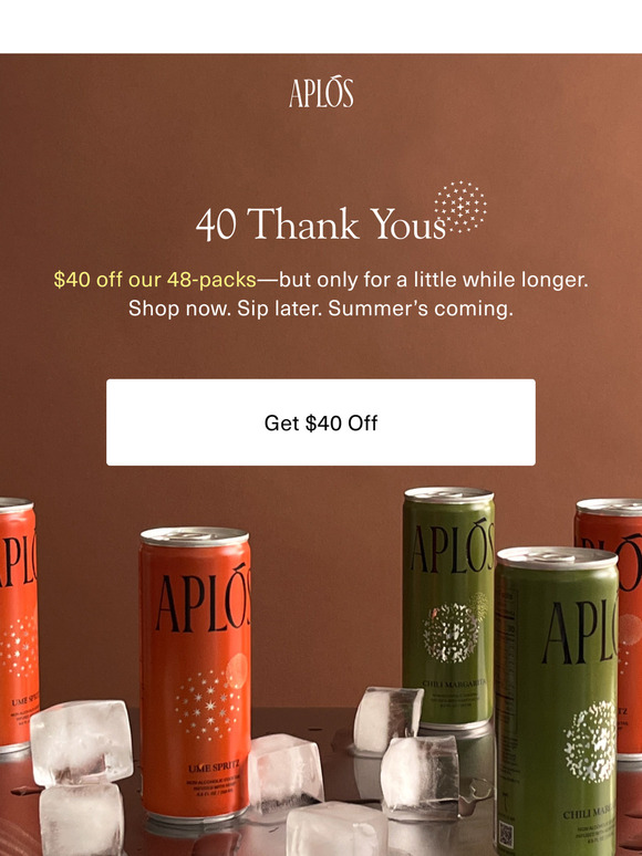 Final Chance for Spring Sips