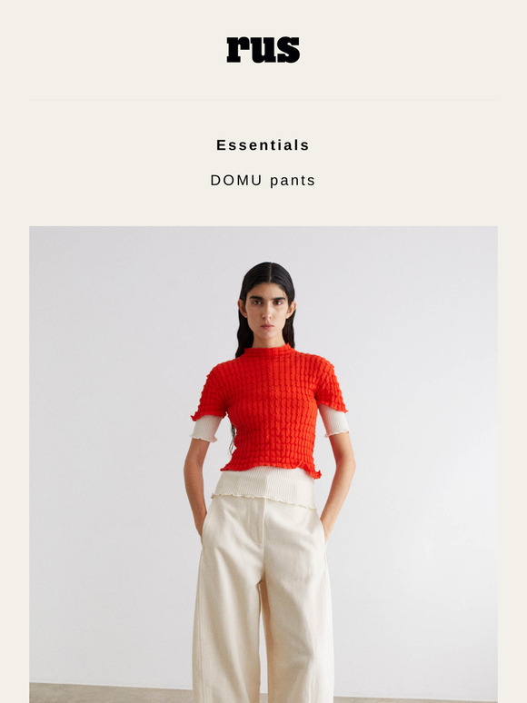 SS25 New Arrivals | Timeless Essentials: DOMU Pants