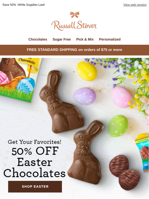 🐰50% off Easter Chocolates! 🐰